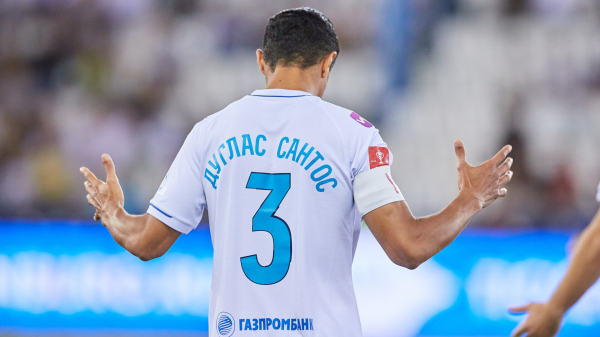 «Больше давления испытывает та команда, которая защищает титул» — капитан «Зенита» Дуглас Сантос