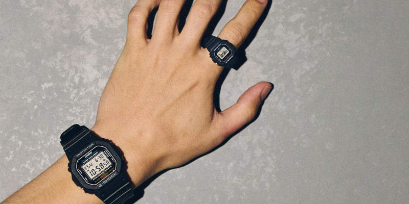 Casio выпустила мини-версию культовых часов G‑Shock — они надеваются на палец
