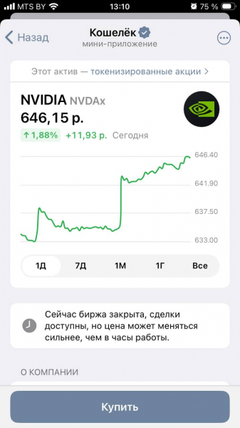 В Telegram теперь можно покупать акции Tesla, Apple и других компаний — даже россиянам