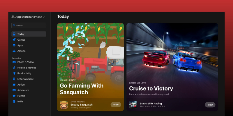 Apple запустила новую веб-версию App Store — теперь все приложения собраны в одном месте