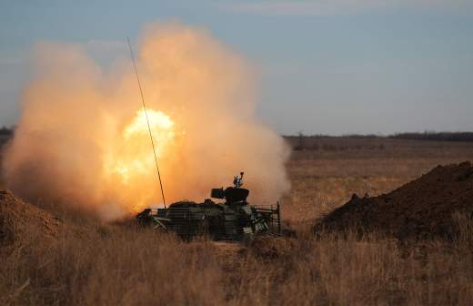 Российские бойцы выбили ВСУ из четырех укреппозиций на левом берегу реки Оскол
         
                    Российские бойцы выбили ВСУ из четырех укреппозиций на левом берегу реки Оскол