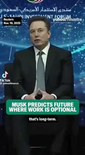 Илон Маск: Скоро работа станет для нас просто увлечением Илон Маск: Скоро работа станет для нас просто увлечением