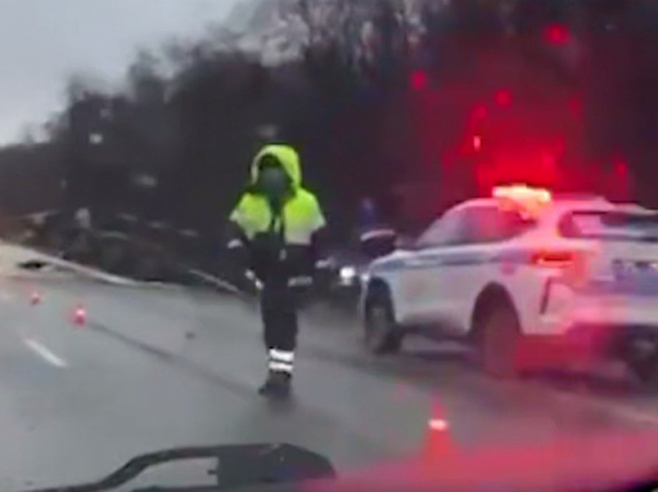 Ледяной дождь парализовал трассу М-5 в Челябинской области