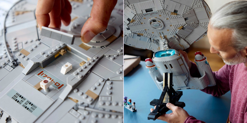 Lego показала большой набор с модульным «Энтерпрайзом» из «Звёздного пути»