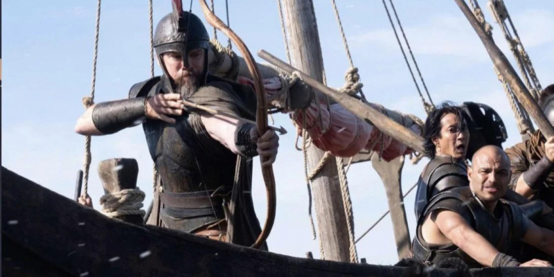 Появились новые кадры «Одиссеи» Нолана — с Робертом Паттинсоном и Зендеей